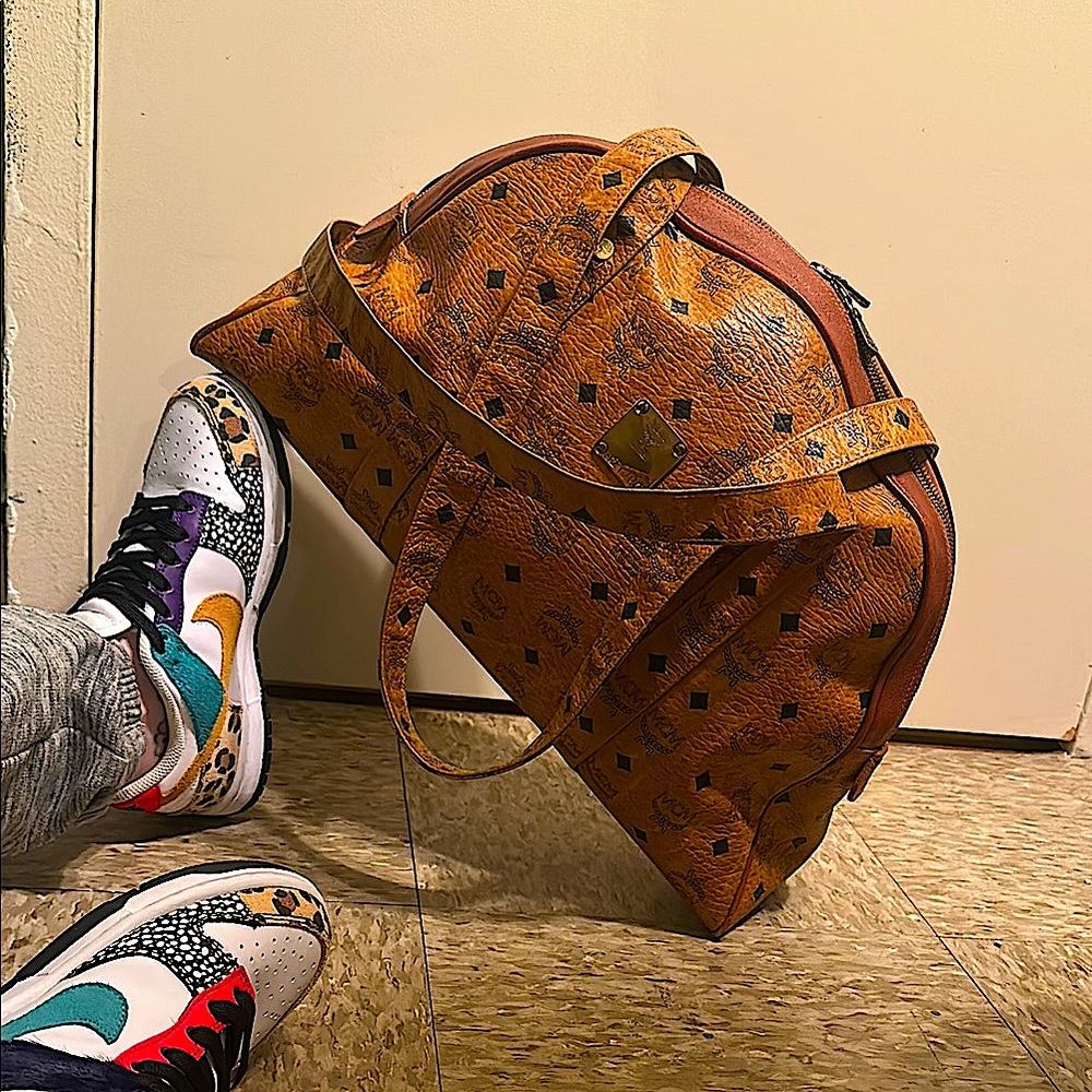 MCM Large Vintage Cognac Monogram Visetos Dome Tote👜 - Picture 11 of 16